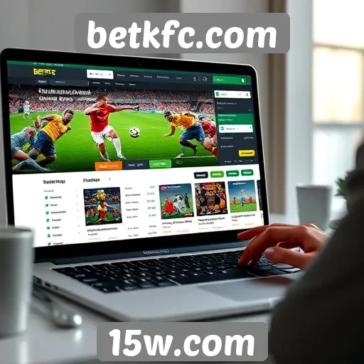 Navegação e usabilidade do site betkfc.com