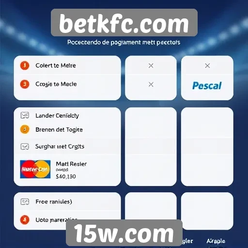 Métodos de pagamento aceitos no betkfc.com